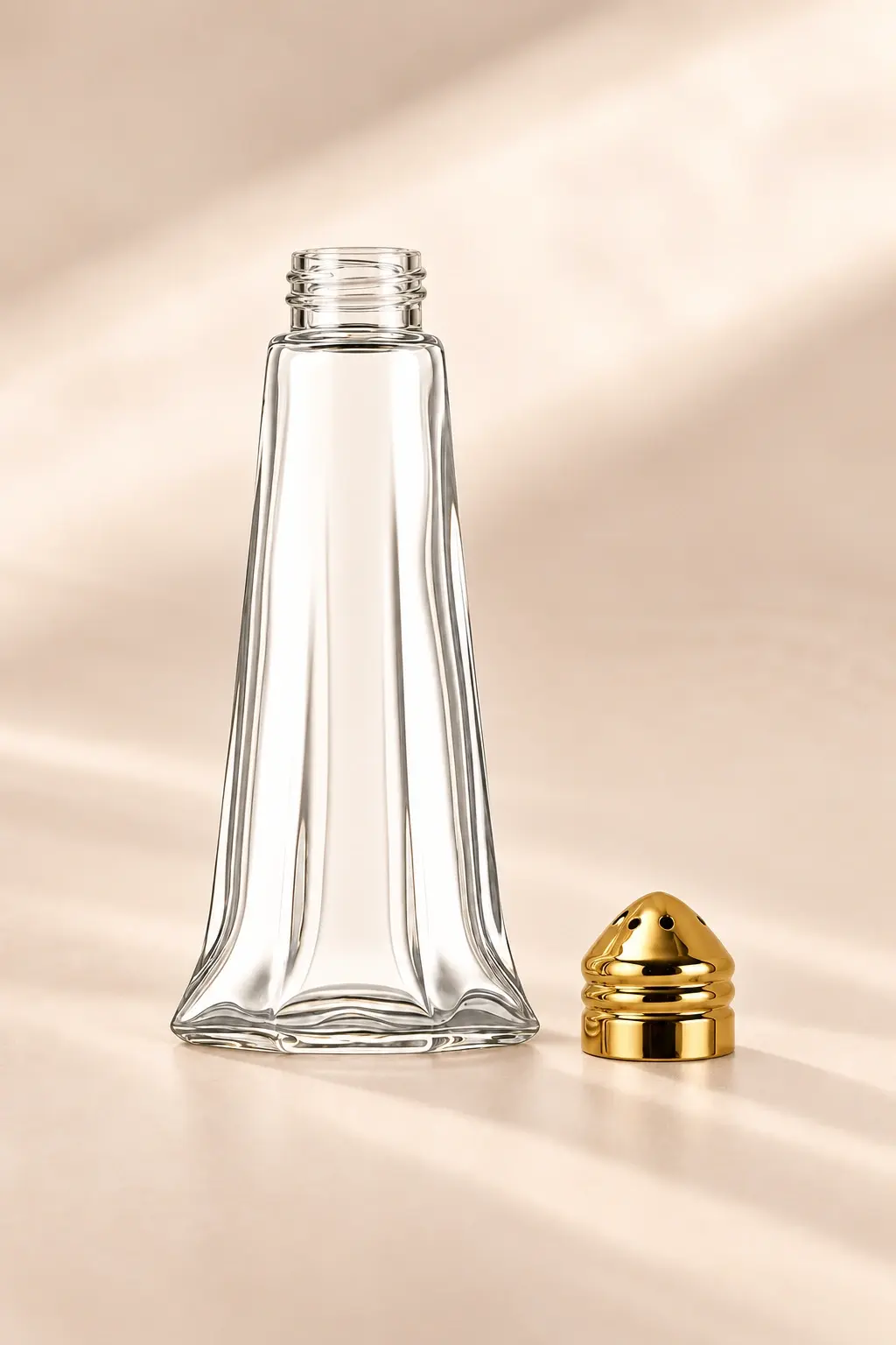 40 mL 플레어형 유리병 본체 세부 이미지
