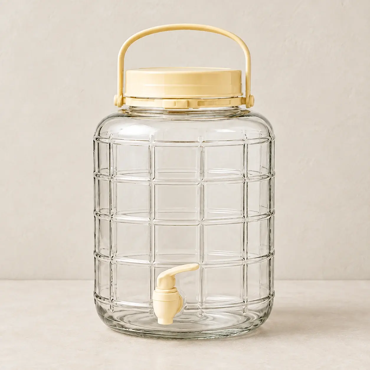 코크형 격자 유리병 세부 이미지