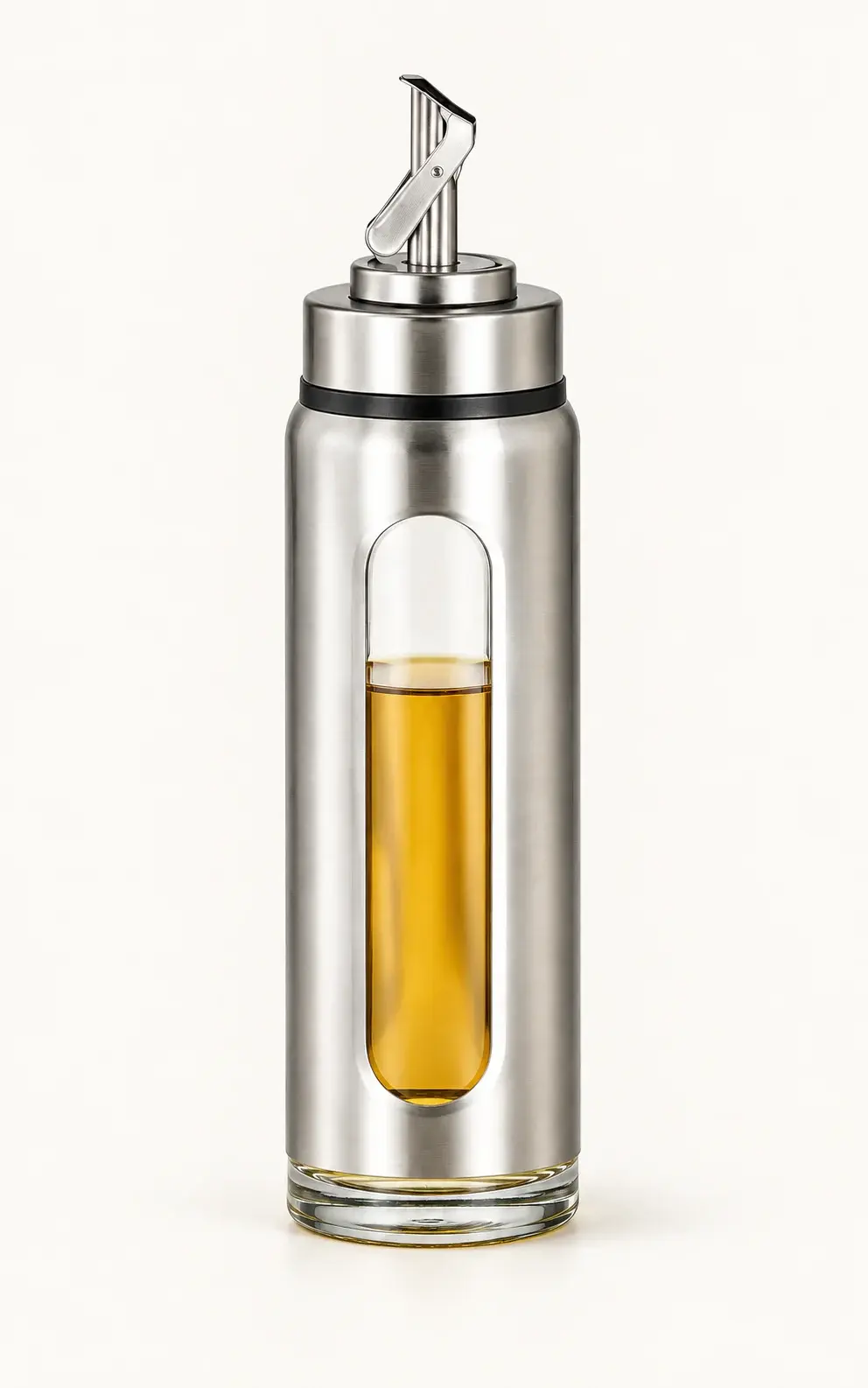 500 mL 롱 스테인리스 슬리브와 확인창 세부 이미지