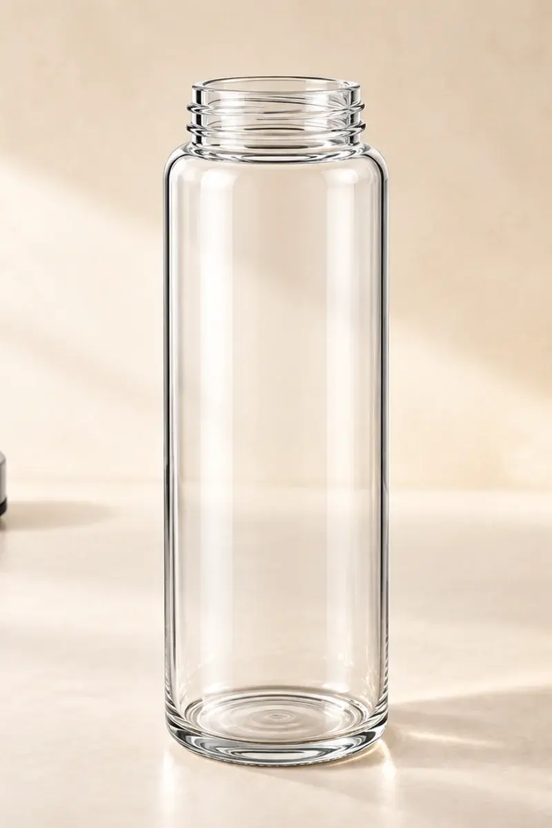 500 mL 대용량 투명 유리병 세부 이미지
