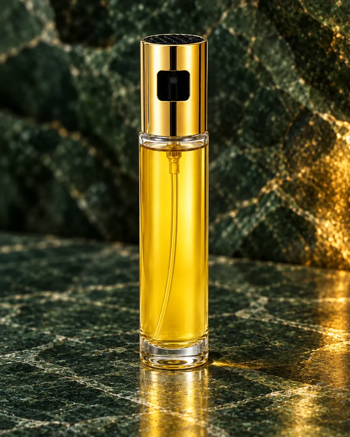 100 mL 강화 유리병과 흡입관 세부 이미지