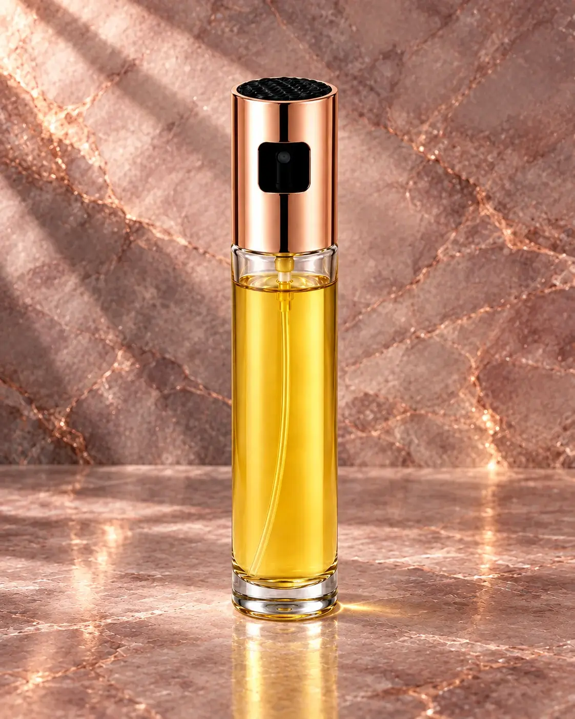 100 mL 강화 유리병과 흡입관 세부 이미지
